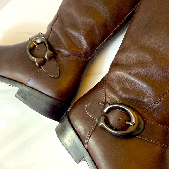 Coach Brynn Riding Boot size 7 brown ⭐️⭐️⭐️⭐️ - Picture 14 of 17